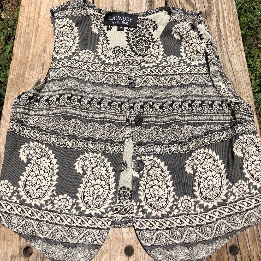 Vintage paisley vest